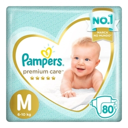 Fralda Pampers M Premium Care Jumbo - 80 Unidades é boa?