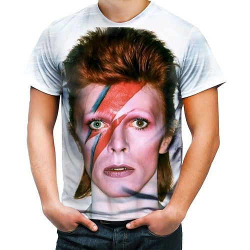 camiseta david bowie heroes