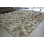 Tapete De Sala 2,00x2,40 Bege Ms Claro Felpudo,macio Com 40 Mm Pelagem