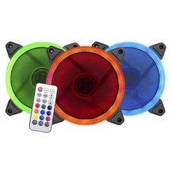 Cooler para Gabinete K-Mex Led RGB Leds Ritmicos C/ Controladora Versão 2 K1225 Menor preço em Cooler para Gabinete K-Mex Led RGB Leds Ritmicos C/ Controladora Versão 2 K1225