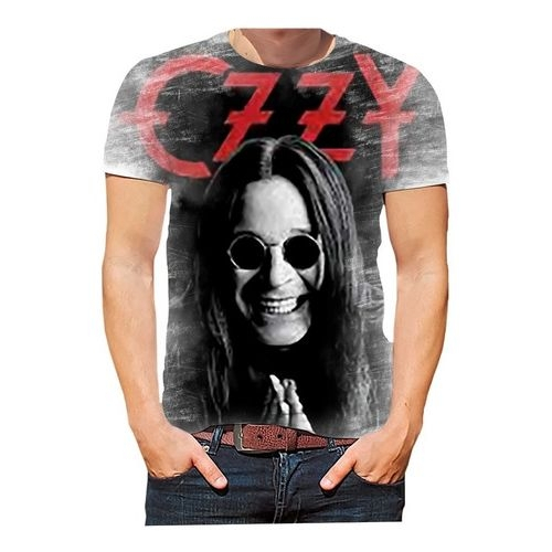 camiseta ozzy osbourne feminina