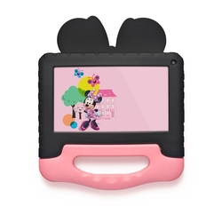 Tablet Multilaser Minnie Mouse NB340 Preto e Rosa, Quad Core 16GB, WI-FI, Tela de 7" Menor preço em Tablet Multilaser Minnie Mouse NB340 Preto e Rosa, Quad Core 16GB, WI-FI, Tela de 7"