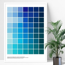 Quadros Decorativo Arte Pantone Tons De Azul é boa?