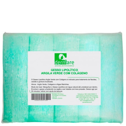 Qual o preço do(a)Gesso Lipolítico Redução de Medidas Gessoterapia (5un) Dermare Gesso Lipolítico Redução de Medidas Gessoterapia (5un) Dermare