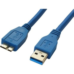 Menor preço em Cabo Usb-a X Micro Usb 3.0 para Hd Externo 50cm Azul