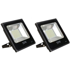 Refletor Led 50W Holofote Bivolt Prova D´água Branco Frio Kit 2 é boa?