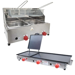 Kit Lanchonete Chapa 90cm com Prensa e Fritadeira Profissional 2 Cubas Alcamar é boa?