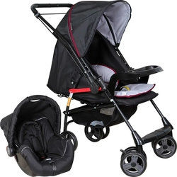 Conjunto Galzerano: Carrinho de Bebê Millano Reversível II + Bebê Conforto Piccolina - Preto/Cinza Menor preço em Conjunto Galzerano: Carrinho de Bebê Millano Reversível II + Bebê Conforto Piccolina - Preto/Cinza