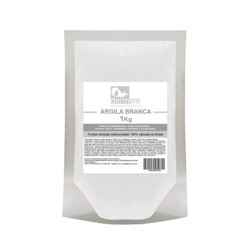 Qual o preço do(a)Argila Branca Dermare 1kg Argila Branca Dermare 1kg