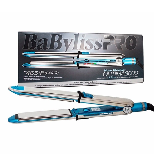 Qual o preço do(a)Babyliss Prancha Nano Titanium Pro Optima 3000 By Roger 110v-FAB Babyliss Pro Babyliss Prancha Nano Titanium Pro Optima 3000 By Roger 110v-FAB Babyliss Pro