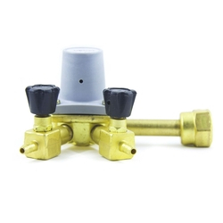 Regulador de Pressão Pré Calibrado para CO2 (2 saídas - espigão 1/4) - UMF Menor preço em Regulador de Pressão Pré Calibrado para CO2 (2 saídas - espigão 1/4) - UMF