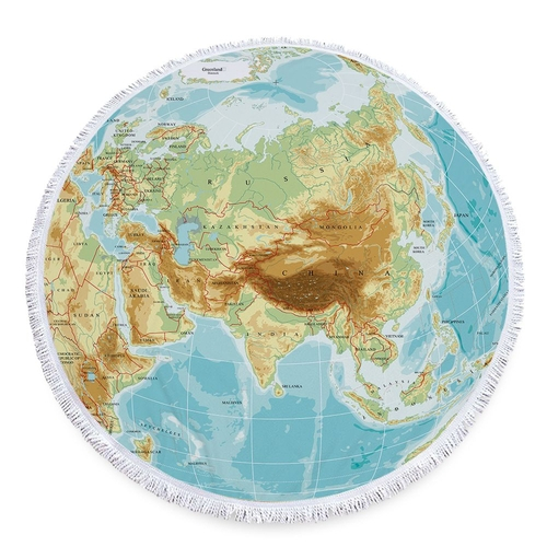 Qual o preço do(a)Mapa do mundo impresso grande redonda toalha de praia yoga mat microfibra com borlas grossas toalhas de praia de terry Mapa do mundo impresso grande redonda toalha de praia yoga mat microfibra com borlas grossas toalhas de praia de terry