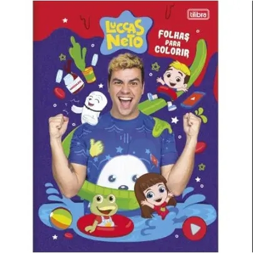 Álbum para Colorir Luccas Neto 8 Folhas