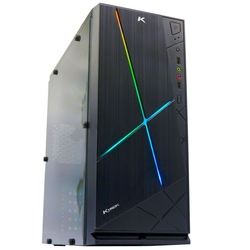Gabinete Gamer Ktrok KT11 com LED RGB e Lateral Acrílica Menor preço em Gabinete Gamer Ktrok KT11 com LED RGB e Lateral Acrílica