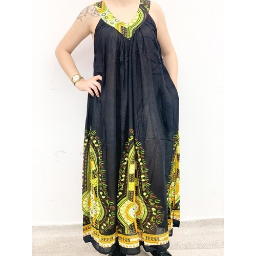 vestido hippie plus size