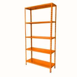 Estante De Aço Multi-uso 40cm 5 Prateleiras Supreme Cor Laranja Menor preço em Estante De Aço Multi-uso 40cm 5 Prateleiras Supreme Cor Laranja