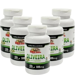 Kit C/5 Un. Extrato de Oliveira Acido Oleico 600 Cáps 500 mg é boa?