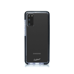 Menor preço em Capa Para Celular Customic Galaxy S20 Impactor Flex Antibactéria Transparente Proteção Preta