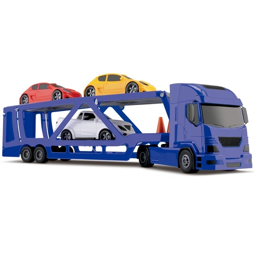 Kit 2 Cegonheira Truck Carreta Caminhão Brinquedo Com 8 Carros