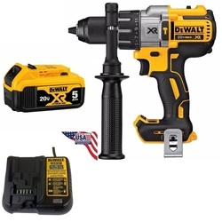 Parafusadeira e Furadeira de Impacto Dcd996 20v Max Xr DeWALT Brushless + Bateria Dcb205 5ah Max Xr + Carregador Bivolt Menor preço em Parafusadeira e Furadeira de Impacto Dcd996 20v Max Xr DeWALT Brushless + Bateria Dcb205 5ah Max Xr + Carregador Bivolt