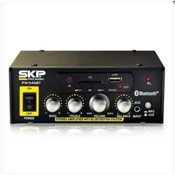 Amplificador Receiver Bluetooth Usb Pw-045bt 2 Canais Skp Menor preço em Amplificador Receiver Bluetooth Usb Pw-045bt 2 Canais Skp