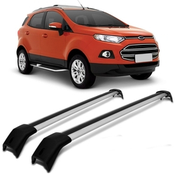 Rack de Teto Travessa Ecosport 2013 a 2020 Prata Suporta 45KG Projecar Menor preço em Rack de Teto Travessa Ecosport 2013 a 2020 Prata Suporta 45KG Projecar