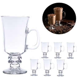 Conjunto 6 taças xícaras canecas copos cappuccino café Lyor Menor preço em Conjunto 6 taças xícaras canecas copos cappuccino café Lyor