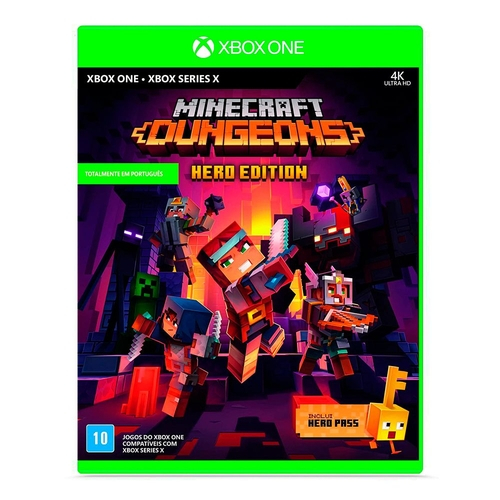 JOGO MINECRAFT DUNGEONS HERO EDITION - X BOX ONE