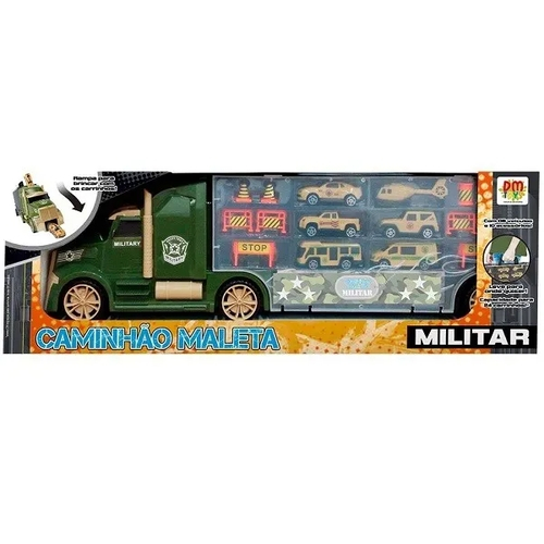 BRINQUEDO CAMINHAO MALETA MILITAR DM