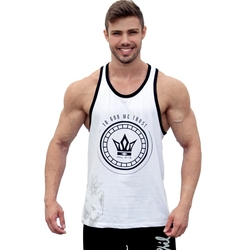 Regata Cavada Masculina Branca King Phil In God We Trust é boa?
