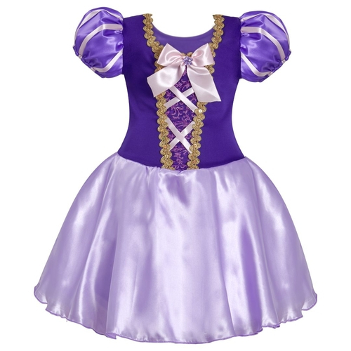 Vestido Infantil Princesa Rapunzel