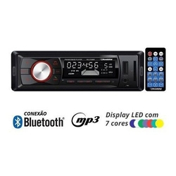 Rádio Mp3 Player Automotivo Bluetooth Roadstar RS-2709BR Fm USB Controle 7 Cores Iluminação Botões Menor preço em Rádio Mp3 Player Automotivo Bluetooth Roadstar RS-2709BR Fm USB Controle 7 Cores Iluminação Botões