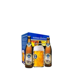 Kit 2 Cervejas Hofbrau 500ml c/ 1 Caneca Menor preço em Kit 2 Cervejas Hofbrau 500ml c/ 1 Caneca
