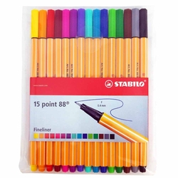 Caneta Stabilo Point 88 Fine 0.4mm 15 Unidades é ruim? Caneta Stabilo Point 88 Fine 0.4mm 15 Unidades é boa?