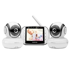 Babá Eletrônica Motorola Mbp-36S Bivolt Com 2 Câmeras Branco Menor preço em Babá Eletrônica Motorola Mbp-36S Bivolt Com 2 Câmeras Branco