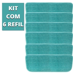 Kit 6 Almofadas Refil Microfibra Vassoura Mop Spray Esfregão Boni é boa?