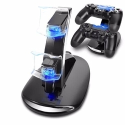 Base Carregador Duplo Arcade P Controle Playstation Ps4 Menor preço em Base Carregador Duplo Arcade P Controle Playstation Ps4