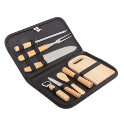 Kit Churrasco e Caipirinha 9 peças Kit Brasil Maleta Nylon é boa?