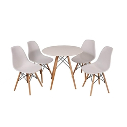 Kit Mesa Jantar Eames Eiffel 120cm + 4 Cadeiras Eames Eiffel - Branca é boa?