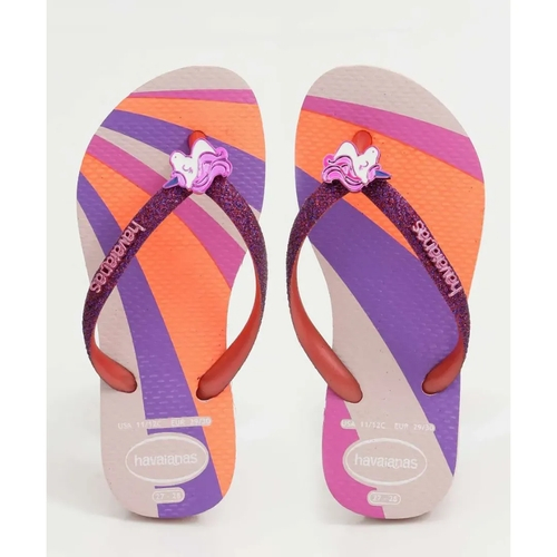 chinelo havaianas de sereia com glitter