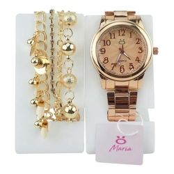 Kit Relogio Pulso Feminino Analogico Quartz + Pulseira Nfe é boa?