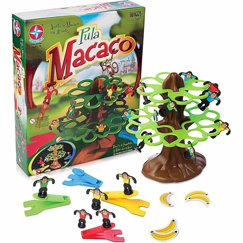 Jogo estrela pula macaco jogo estratégia brinquedo original em Promoção na  Americanas