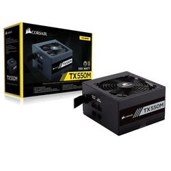 Fonte 80plus gold corsair cp-9020133-ww tx-m 550w atx pfc ativo semi-modular s/ cabo de forca Menor preço em Fonte 80plus gold corsair cp-9020133-ww tx-m 550w atx pfc ativo semi-modular s/ cabo de forca