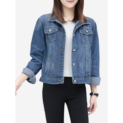 jaqueta jeans fina