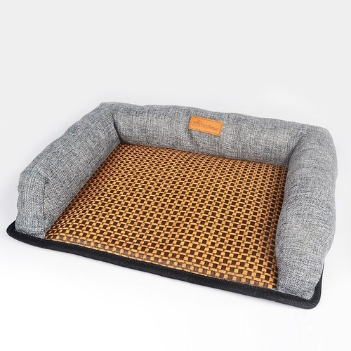 Respirável Rattan Verão Cool Pet Couch Bed Dog Cat Summer Sleep Cool Pet Couch Bed Dog Cat Summer Sleep