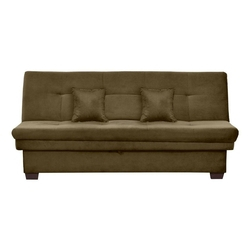 Sofá Cama Casal com Baú Filó - New chumbo light Menor preço em Sofá Cama Casal com Baú Filó - New chumbo light