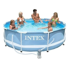 Piscina Intex 4.485 Litros Prism Estrutural Com Bomba Filtrante é boa?