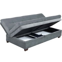 Sofá Cama Filó - Matrix - Cinza Menor preço em Sofá Cama Filó - Matrix - Cinza