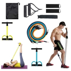 Promoção Kit Elástico Extensor 11 Peças + Extensor Pedal Sit-up Fitness Pilates Malhar Em Casa CrossFit Menor preço em Promoção Kit Elástico Extensor 11 Peças + Extensor Pedal Sit-up Fitness Pilates Malhar Em Casa CrossFit