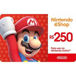 Gift Card Digital Nintendo R$250 é boa?